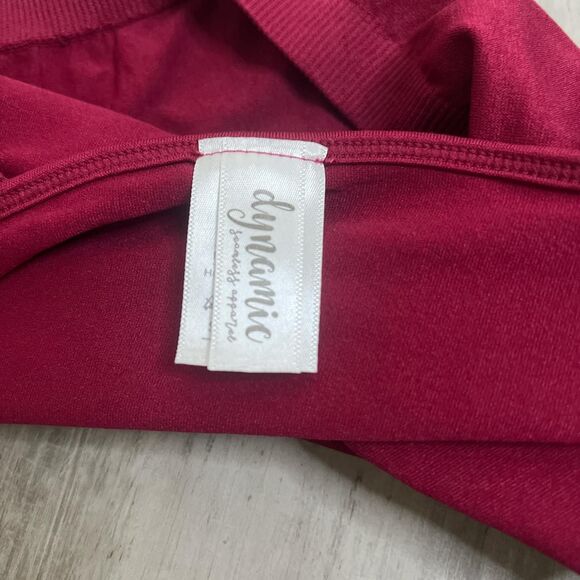 Berry Red Cropped Camilsole/Bralette One Size - Picture 3 of 4